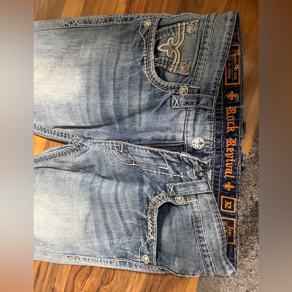 Rock Revival Light Blue Denim Jeans